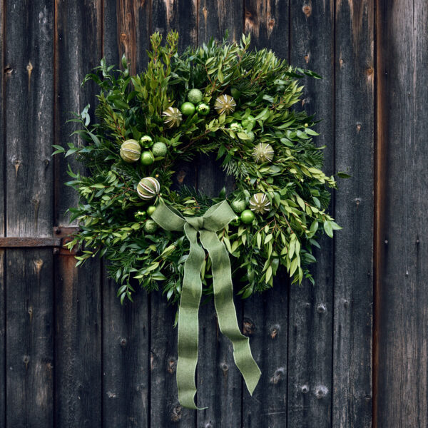 Greenfinch handmade wreath