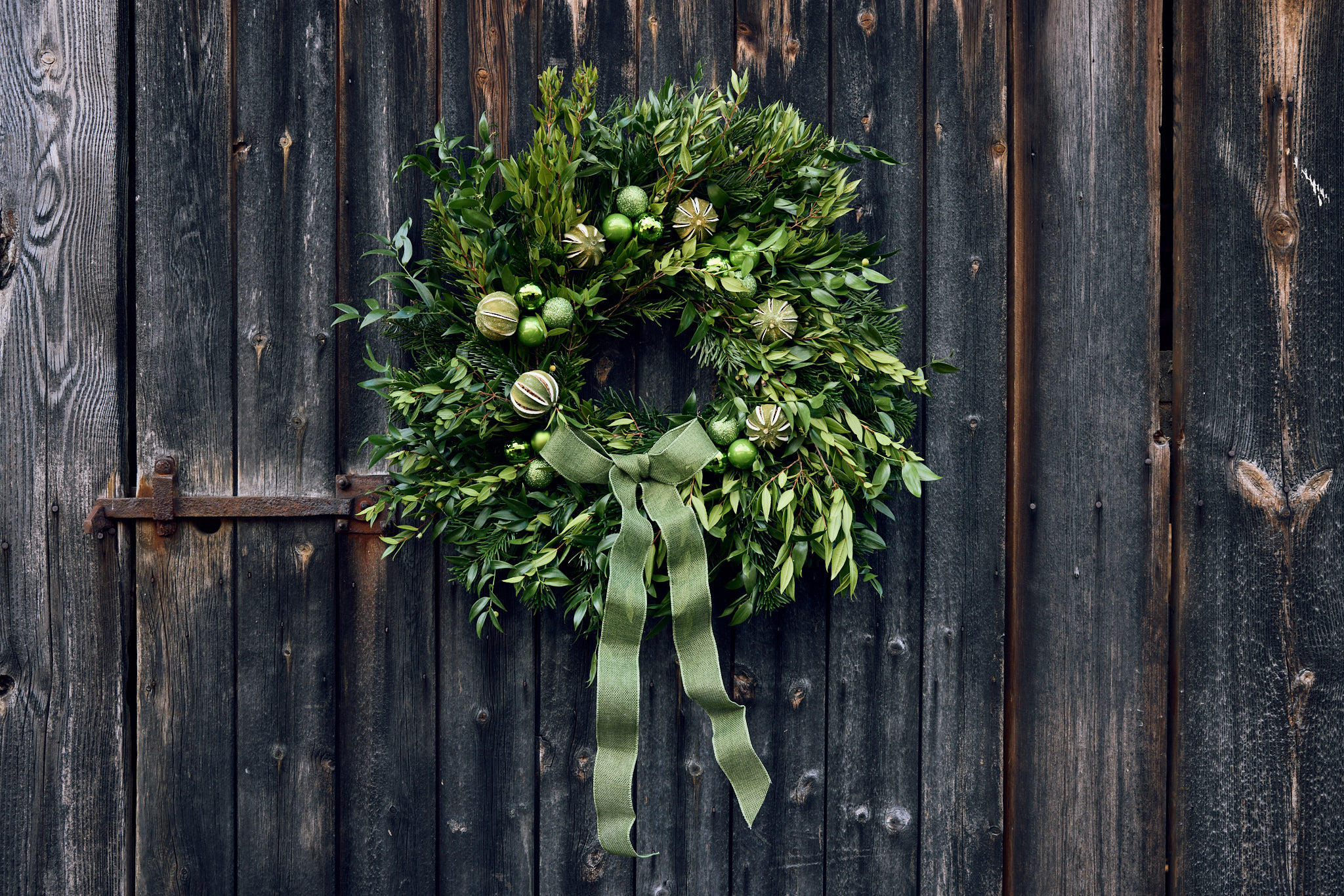 Greenfinch handmade wreath